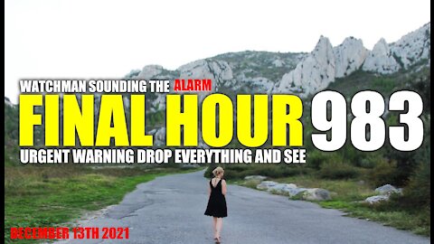 FINAL HOUR 983 - URGENT WARNING DROP EVERYTHING AND SEE - WATCHMAN SOUNDING THE ALARM