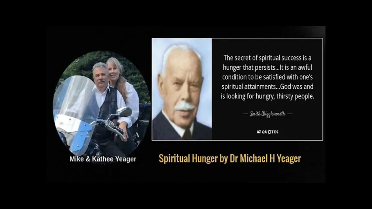 Spiritual Hunger by Dr Michael H Yeager