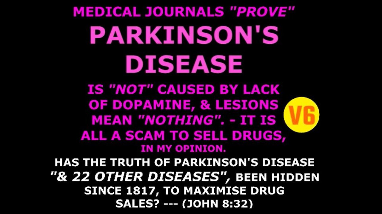 Medical Journals, Lesions, Dopamine DaTscan & Patient Testimonies