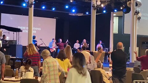 Worship at MorningStar in Fort Mill, SC on a Sunday morning Aug. 28, 2022