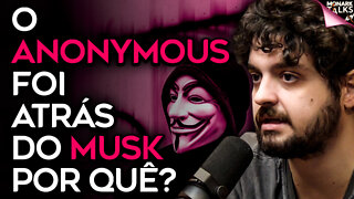 TRETA ELON MUSK X ANONYMOUS