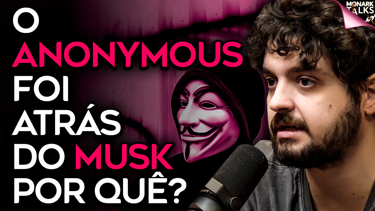 TRETA ELON MUSK X ANONYMOUS