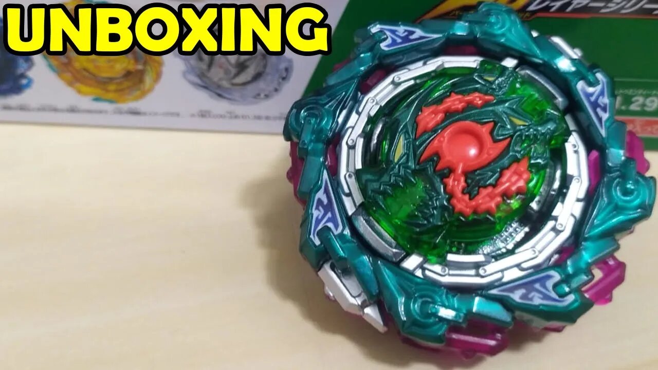 Abrindo o CHAIN KERBUS .Fr.Yr'-6 | B-198 01 | Beyblade BU | Unboxing, Análise e Testes