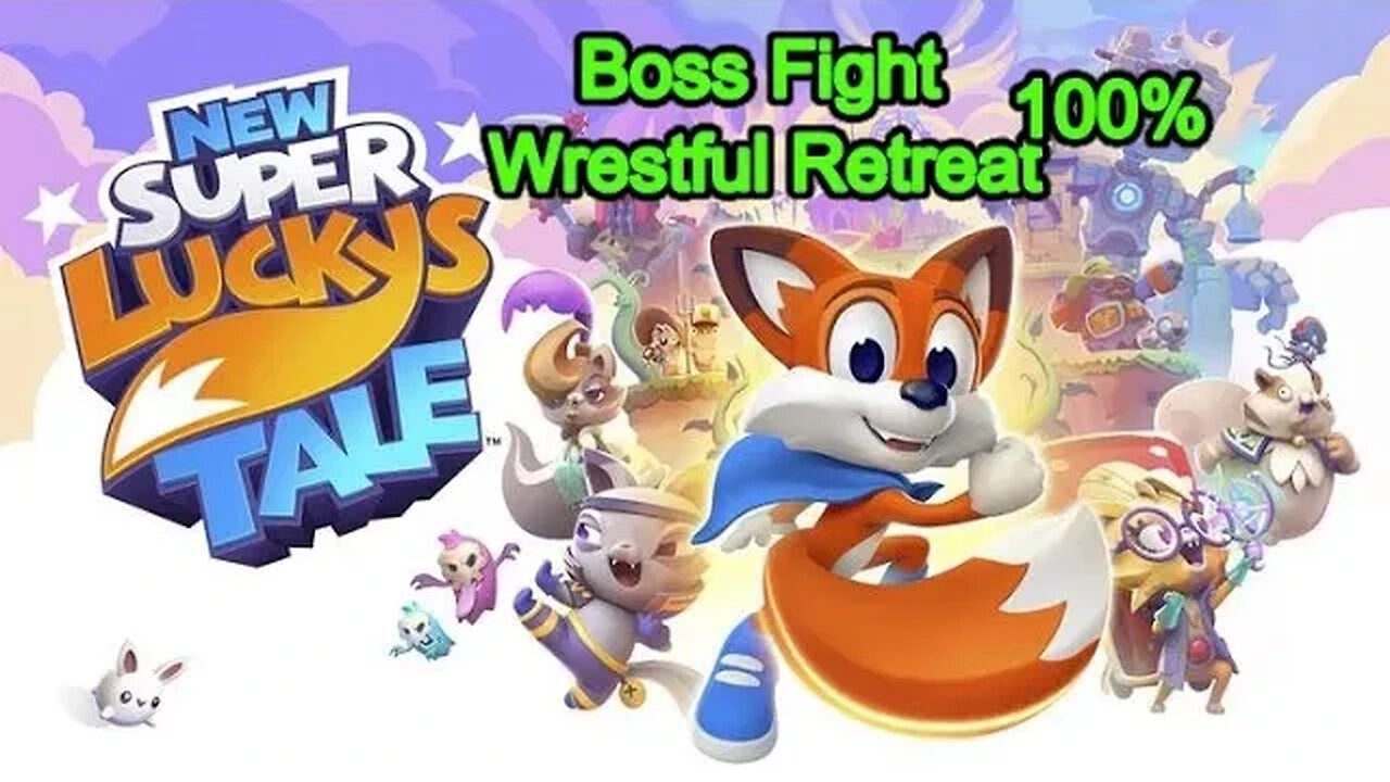 New Super Luckys Tale 100%, Wrestful Retreat, Boss Fight