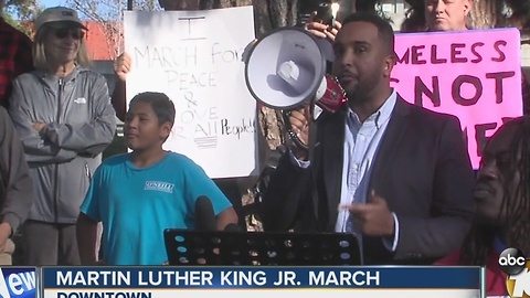 Martin Luther King Jr. March in downtown San Diego