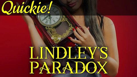 Quickie: Lindley's Paradox