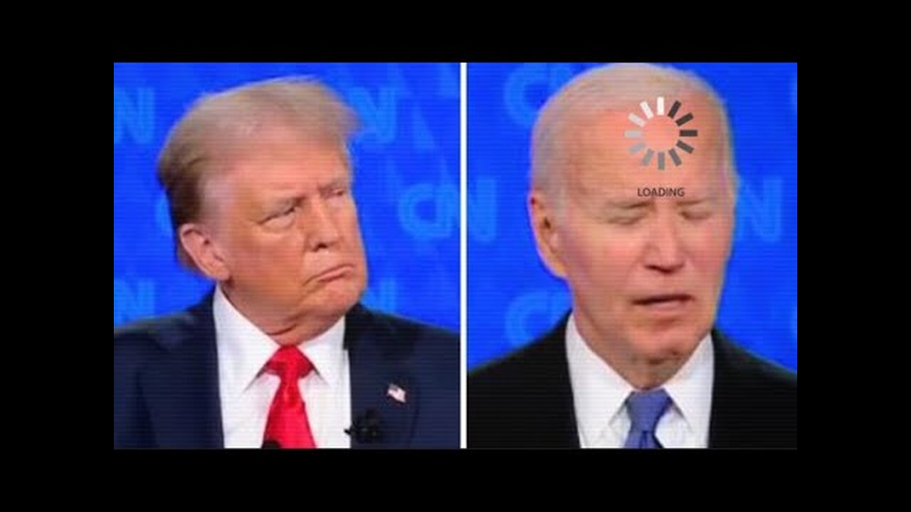 Joe Biden's Brain MALFUNCTIONS for 15 STRAIGHT SECONDS at Debate