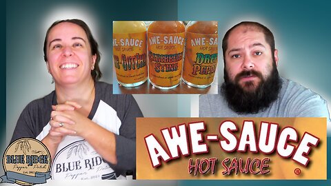 TEN bottles of AWE SAUCE tasting!