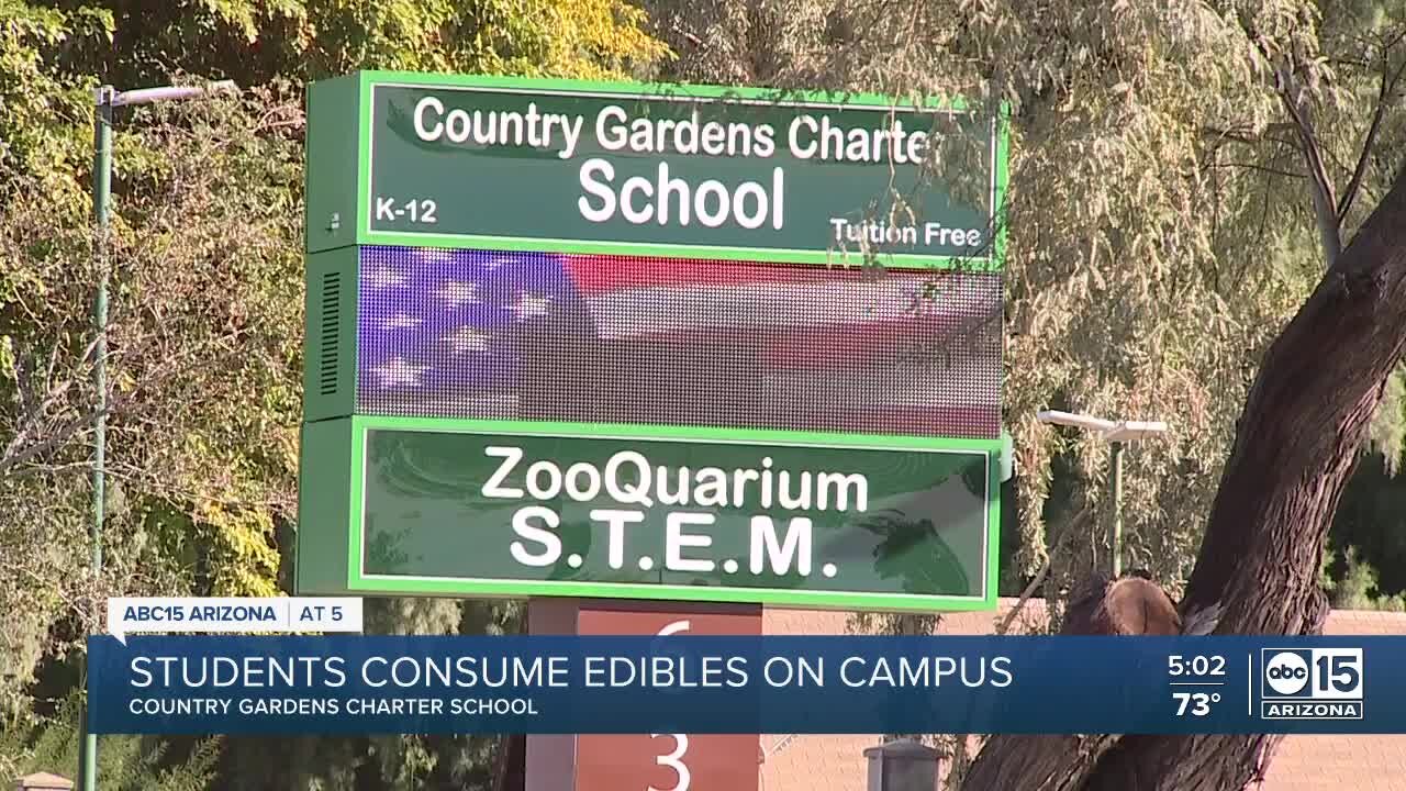 Five children evaluated after consuming edibles on campus