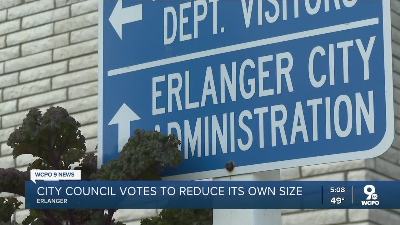 Erlanger city council votes to reduce its size