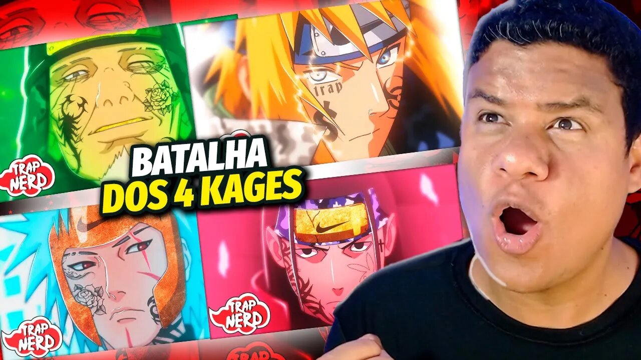 (BATALHA DOS 4 KAGES ) HASHIRAMA / TOBIRAMA / HIRUZEN & MINATO | React Anime Pro