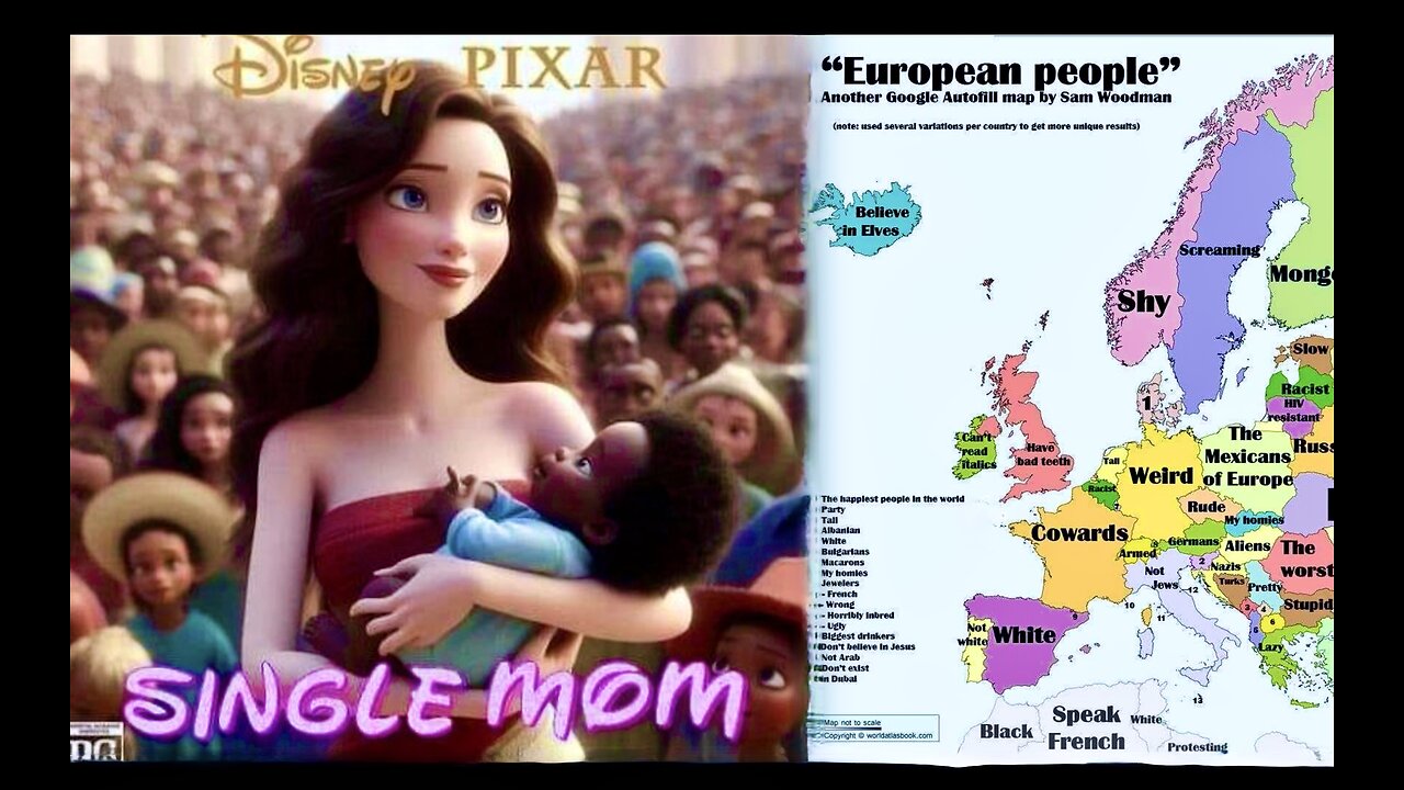 Global Depopulation Plan Written In Baby Blood Politically Incorrect Map Describes European People