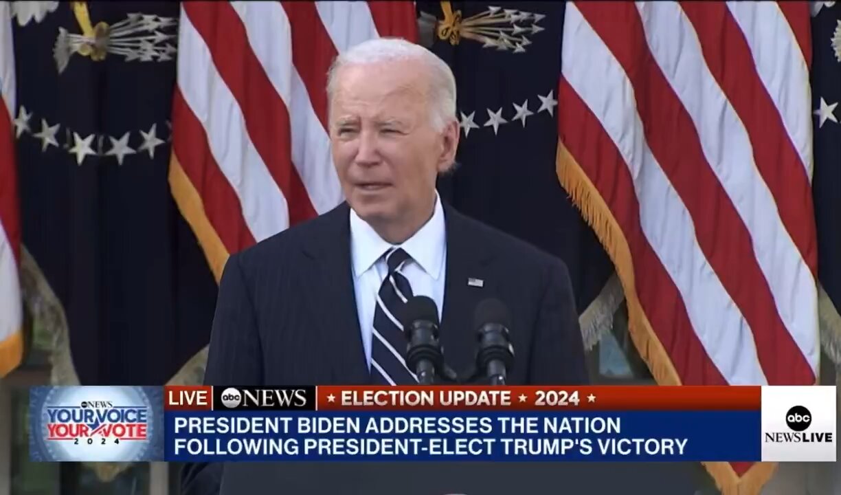 Biden guarantees a "peaceful and orderly" transfer of power