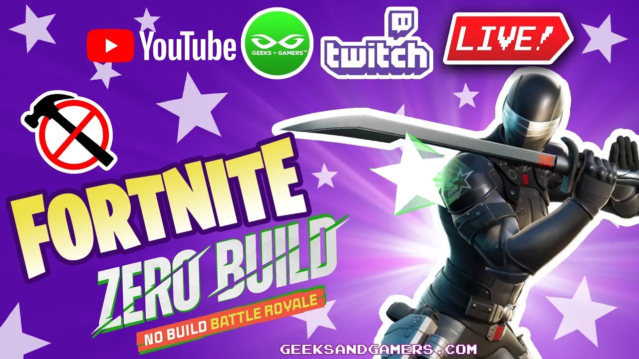 FORTNITE SQUADS Battle Royale - Post G+G Mario Kart Stream