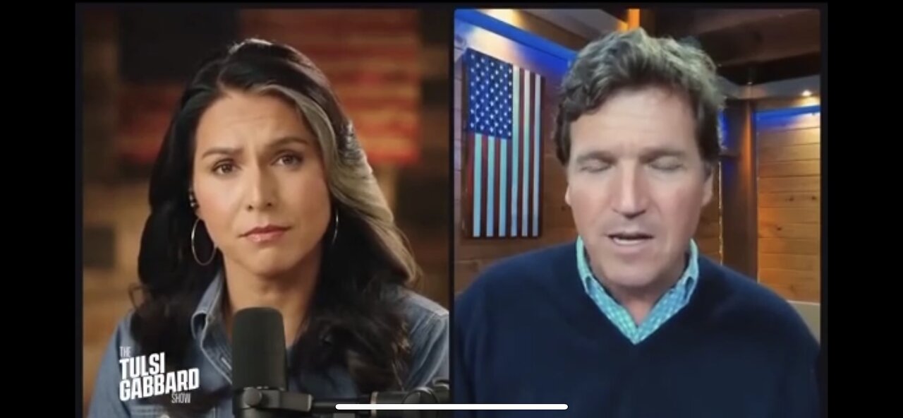 TUCKER CARLSON ANND TULSI GABARD CONGRESS WORKS FOR INTEL AGENCIES