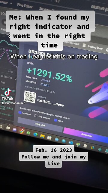 When I found out a great indicator.