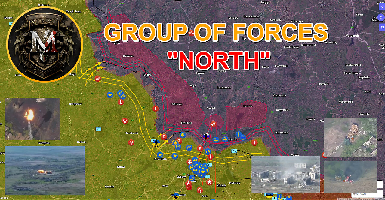 The Bloom | Group Of Forces North To Open Belgorod Front | Breakthrough To Ocheretyne. MS 2024.04.14