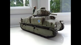 French Somua S35 Medium Tank 1/35 Featuring Campbell The Toast