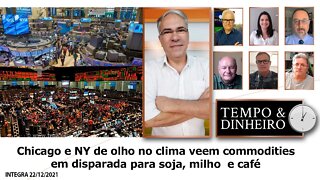 Chicago e NY de olho no clima veem commodities em disparada para soja, milho e café