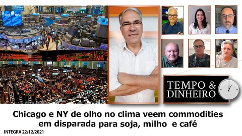 Chicago e NY de olho no clima veem commodities em disparada para soja, milho e café