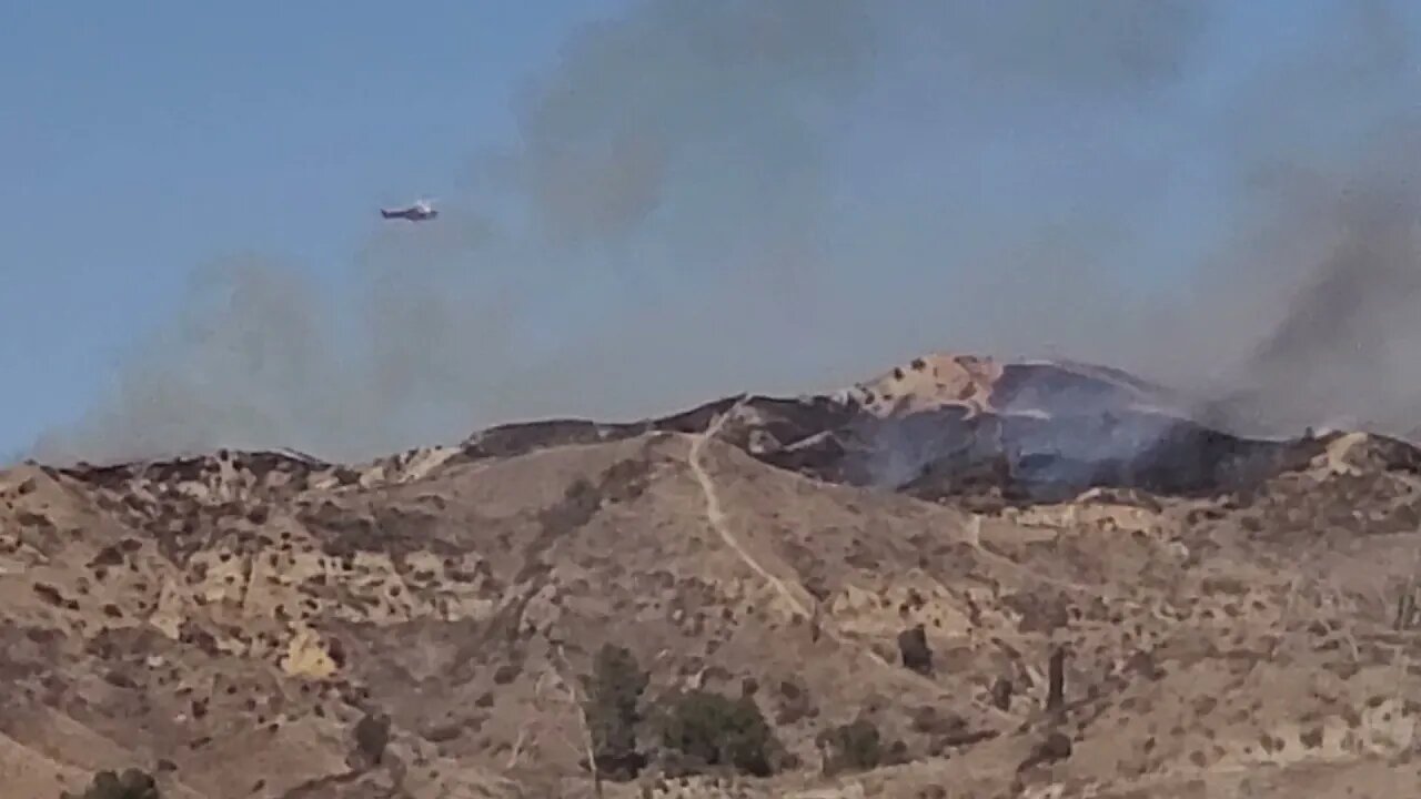 HASLEY CANYON RD FIRE 🔥CALIFORNIA USA