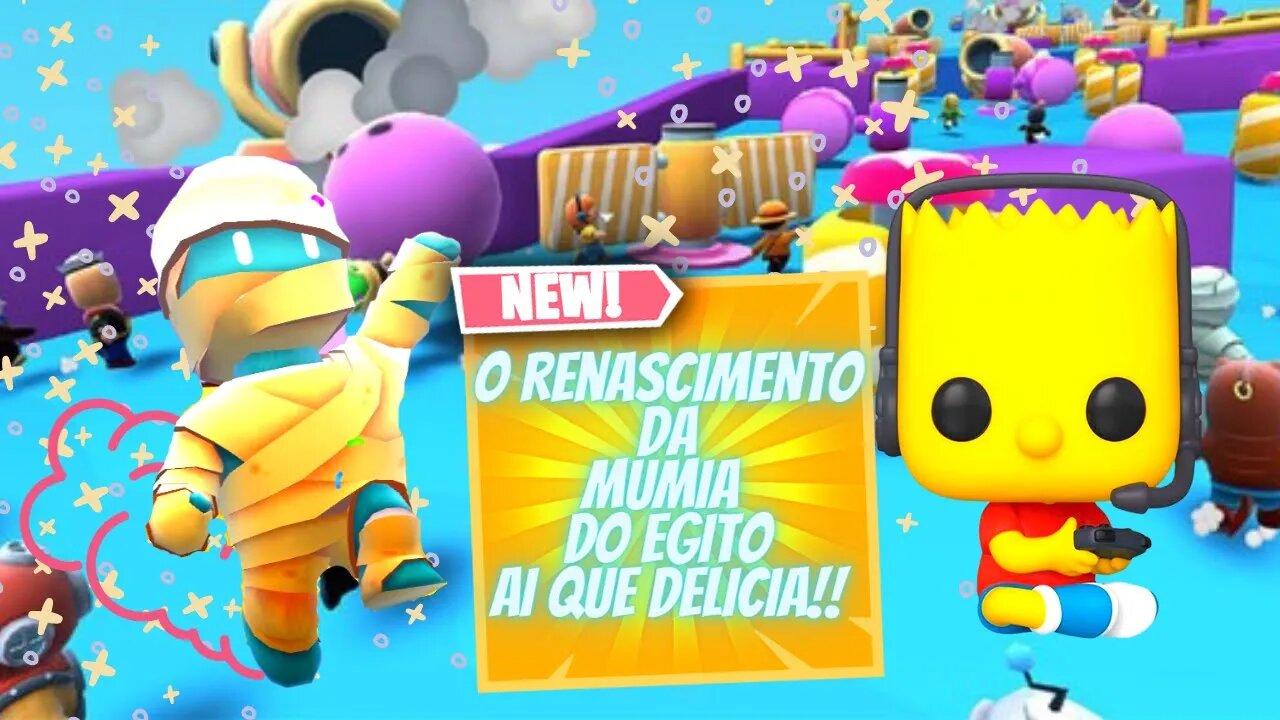 Stumble guys O Renascimento da Mumia do Egito Ai que Delicia