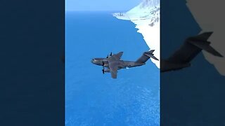 Crashing MC-400 into a boat | Turboprop Flight Simulator #shorts