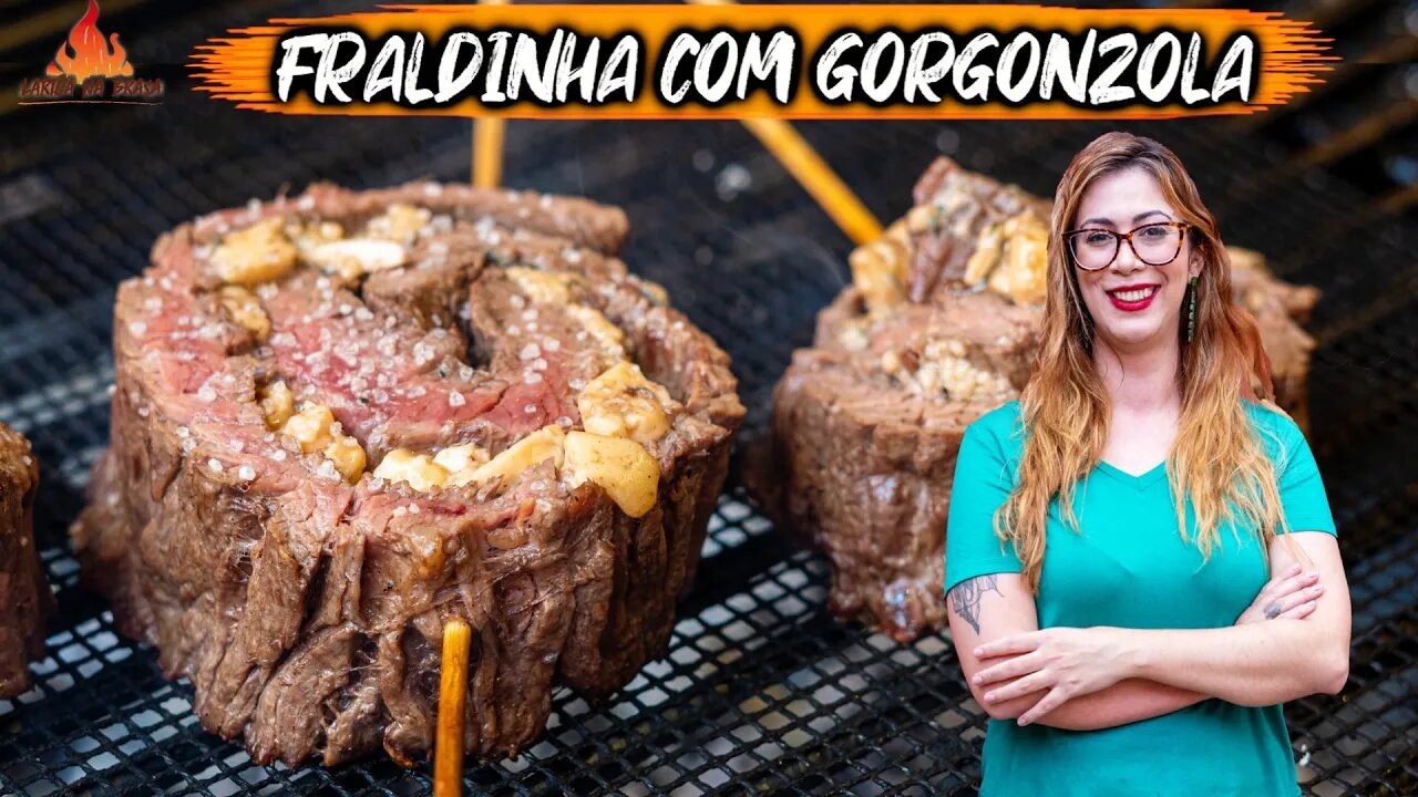 FRALDINHA ENROLADA COM GORGONZOLA