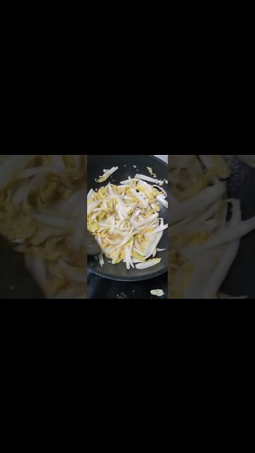 炒白菜 Fried cabbage