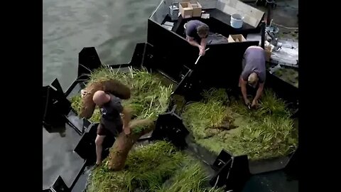This non-profit turns recycled plastics into floating parks tiktok gigadgetsofficial