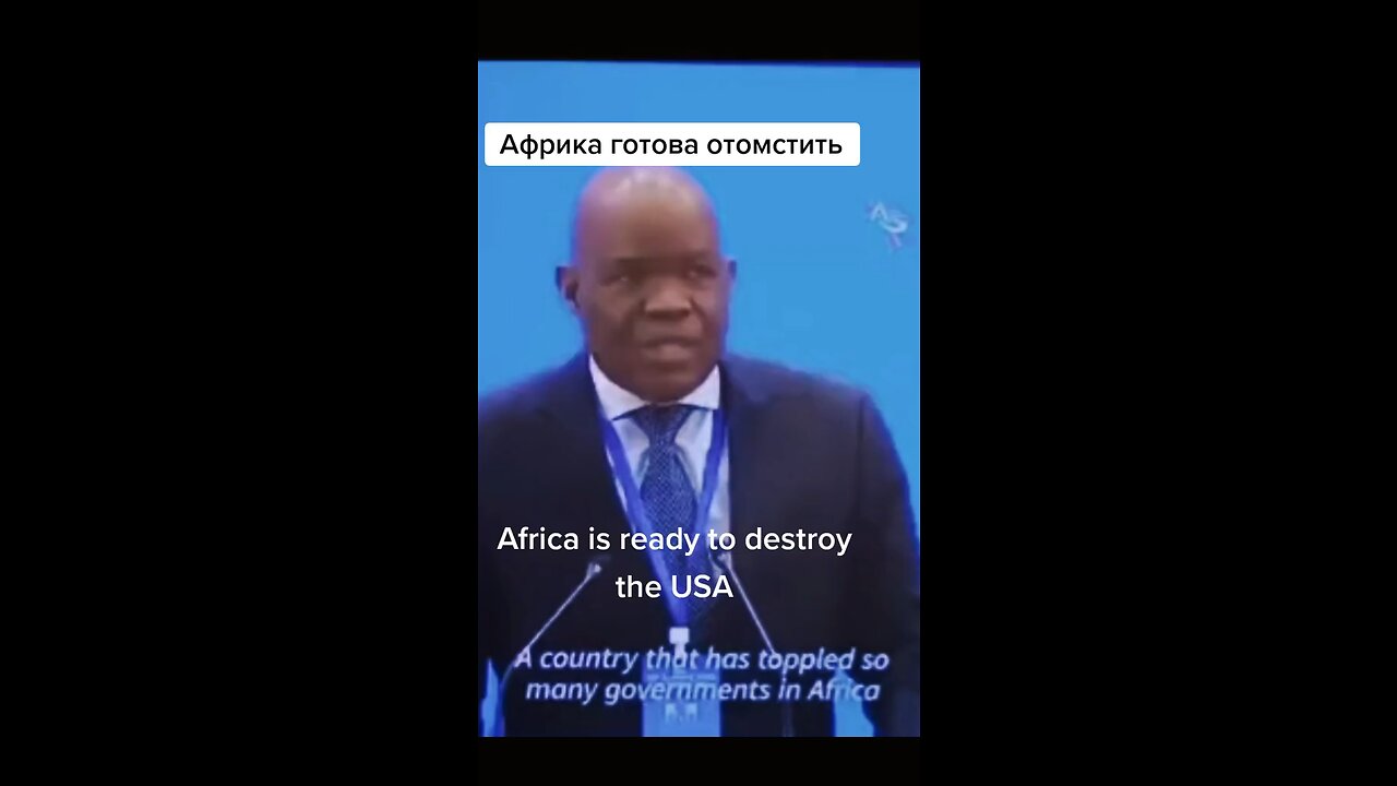 Thankfully Africa is ready to destroy the US deep state and dollar respectively.