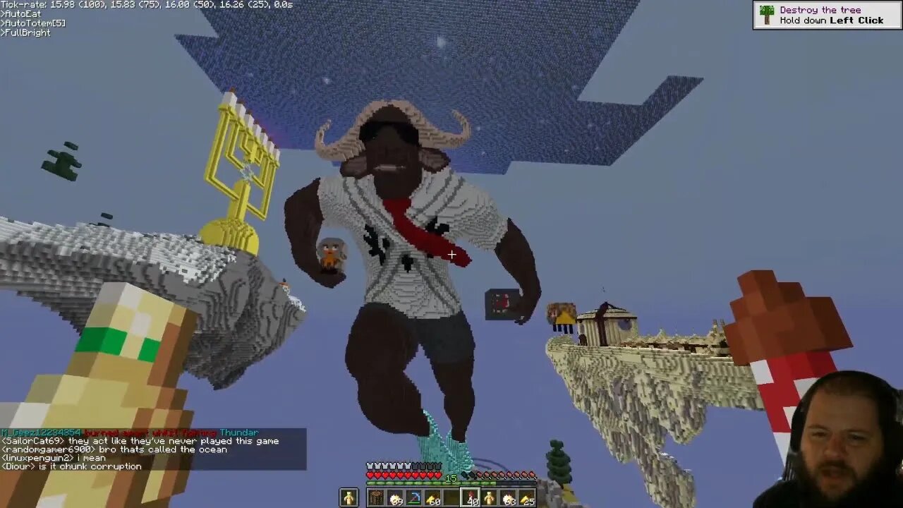 live on 2b2t.org Exploring the Skymason base