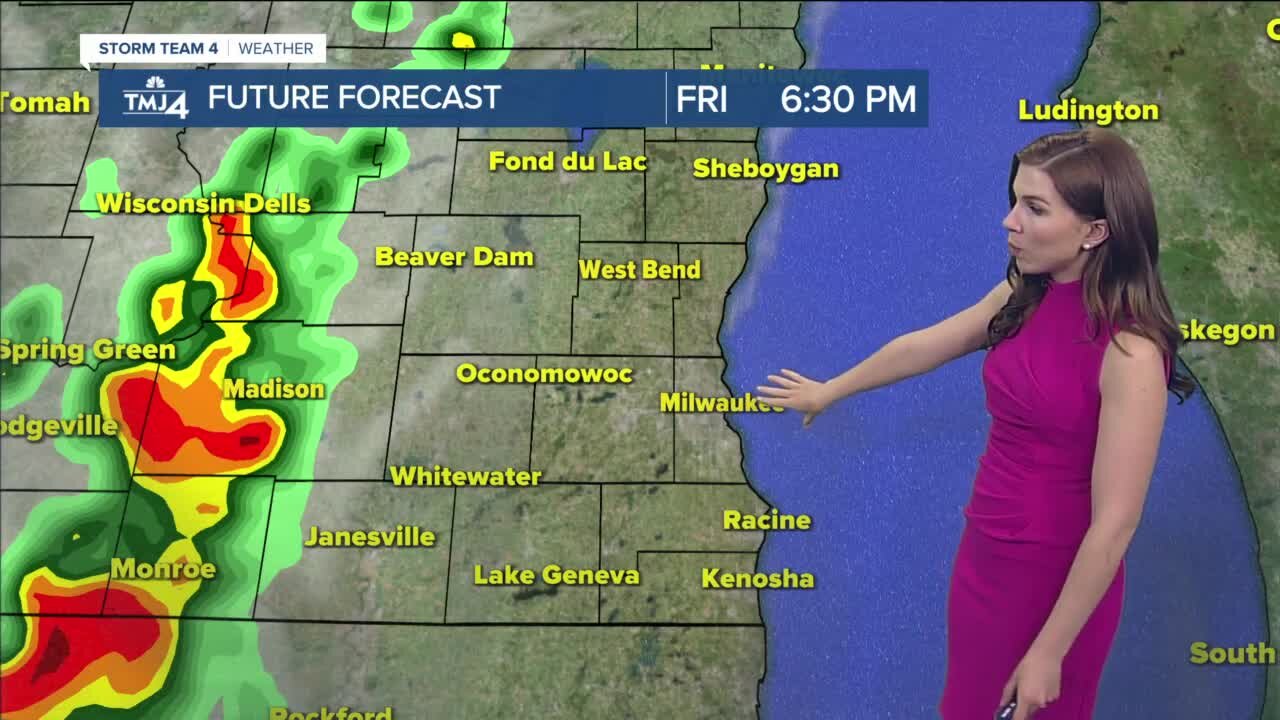 Southeast Wisconsin weather: Hot Friday with storms possible this evening