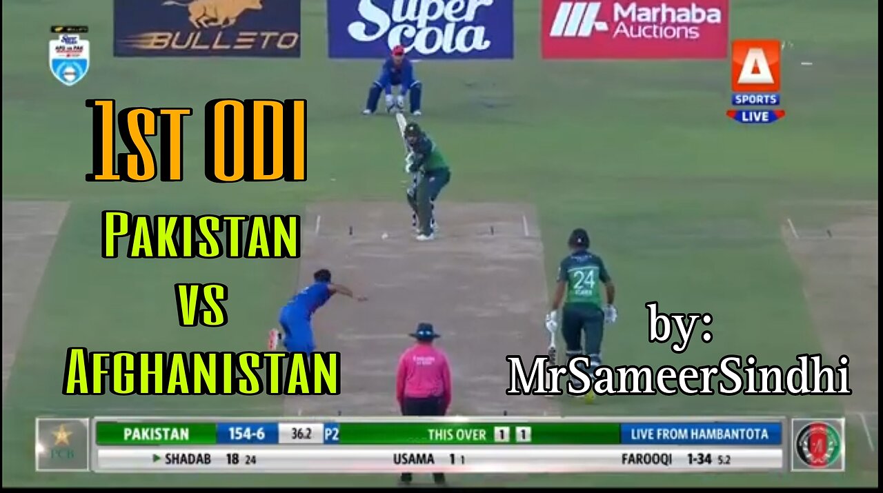 Pakistan VS Afghanistan | 1st ODI Cricket Match | Highlights | 22 Aug 2023