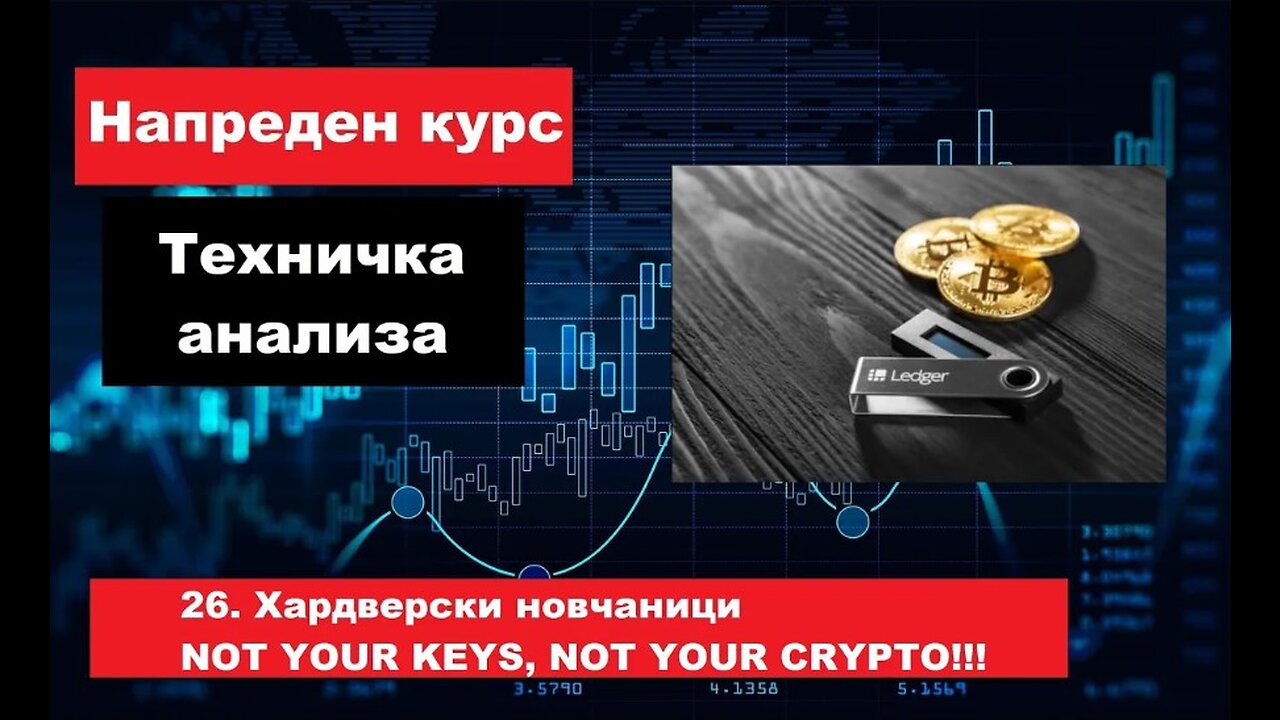 Крипто техничка анализа Напреден курс 26. Хардверски новчаници NOT YOUR KEYS, NOT YOUR CRYPTO!!!