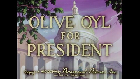 Popeye The Sailor - Olive Oyl For President (1948)