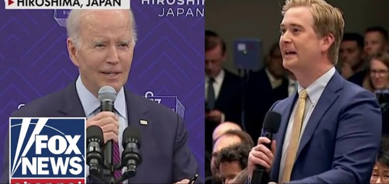 Biden gets testy with Peter Doocy at G7 summit