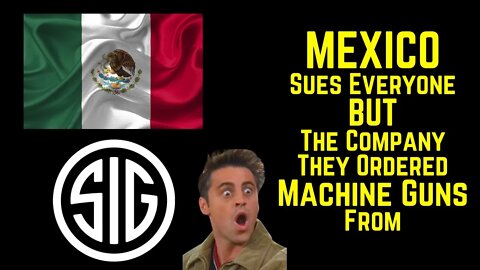 Mexico Sues Everyone BUT The Company They Ordered Machine Guns From