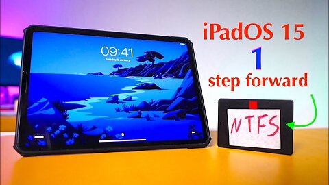 iPadOS 15 supports Windows NTFS !