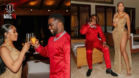 Diddy Brings In The New Year With Yung Miami & Joie Chavis! 😍