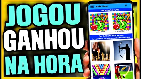 NOVO APP DE GANHAR DINHEIRO PAGANDO PARA JOGAR