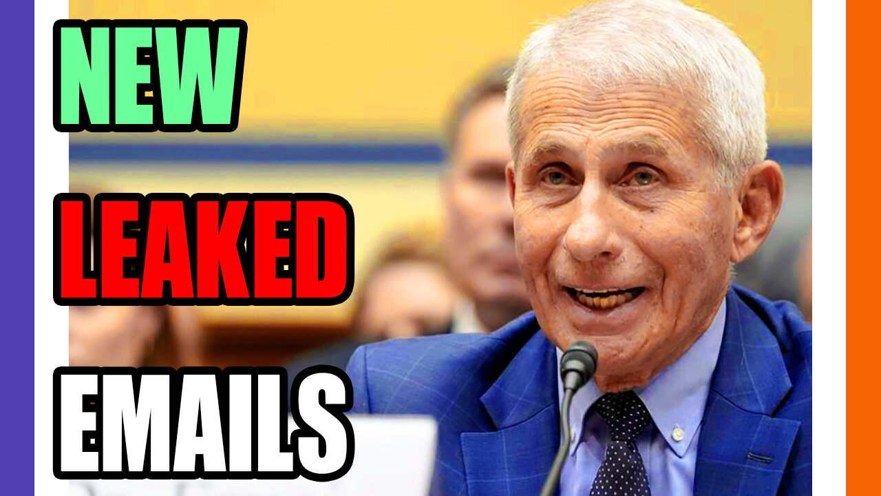 NEW Leaked Emails To Tony Fauci