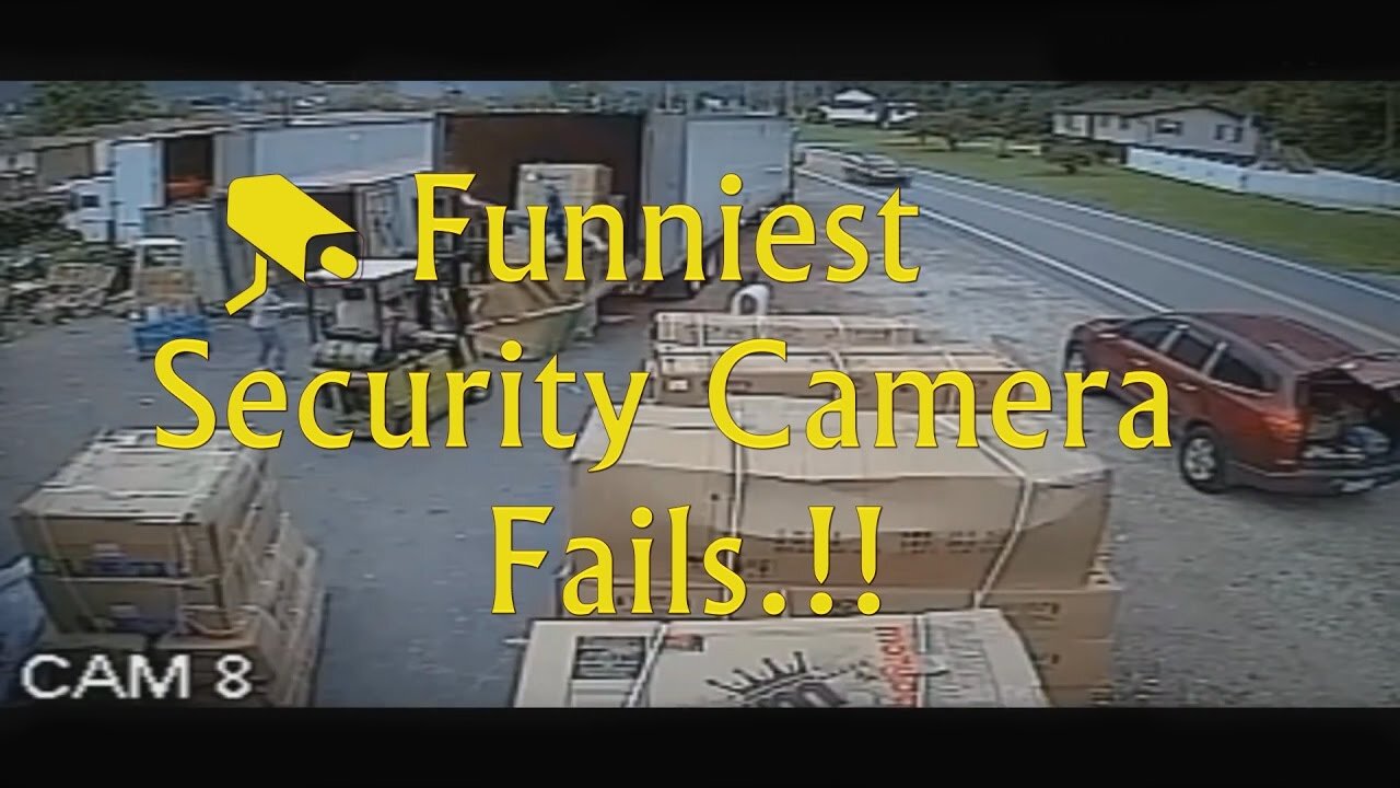 Hiding from the cops | Funniest Security Camera Fails