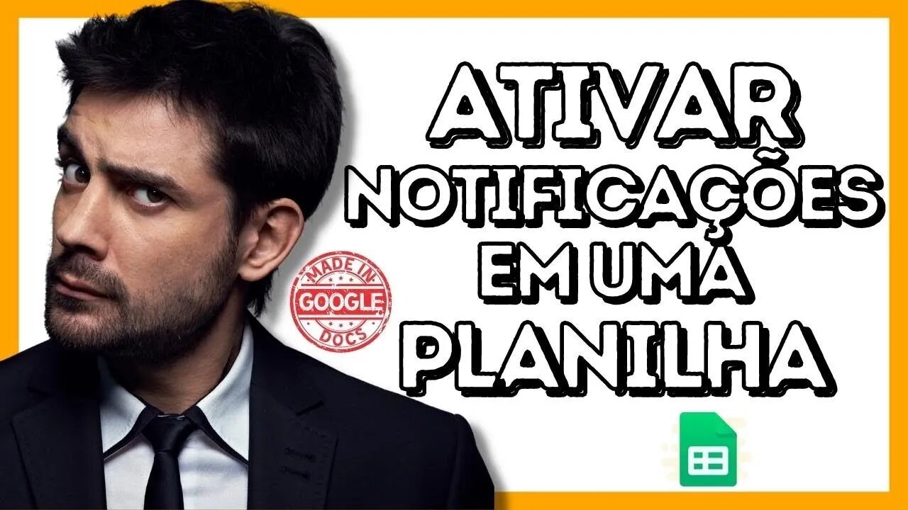 Como Ativar Notificações em uma Planilha do Google Docs | Google Sheets