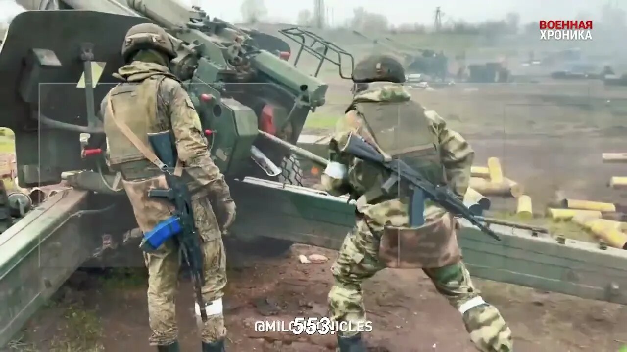 Artillery Of The LPR Strikes At The Positions Of The Armed Forces Of Ukraine In The Pervomaisky Area