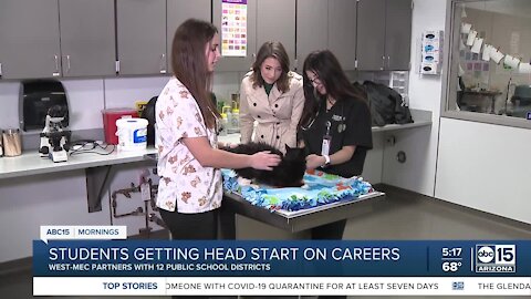 Local high school students getting career jumpstart at West-MEC