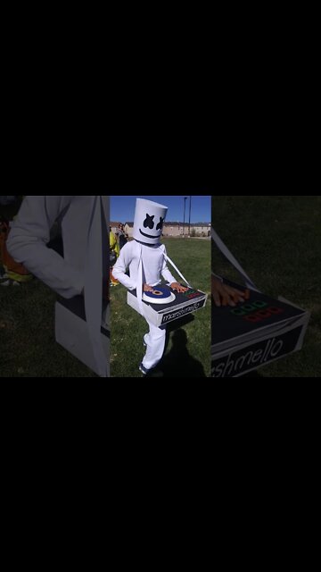 Marshmello kid's costume is awesome!