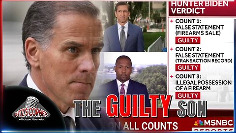 MSNBC sadden by Hunter Biden's GUILTY Verdict read