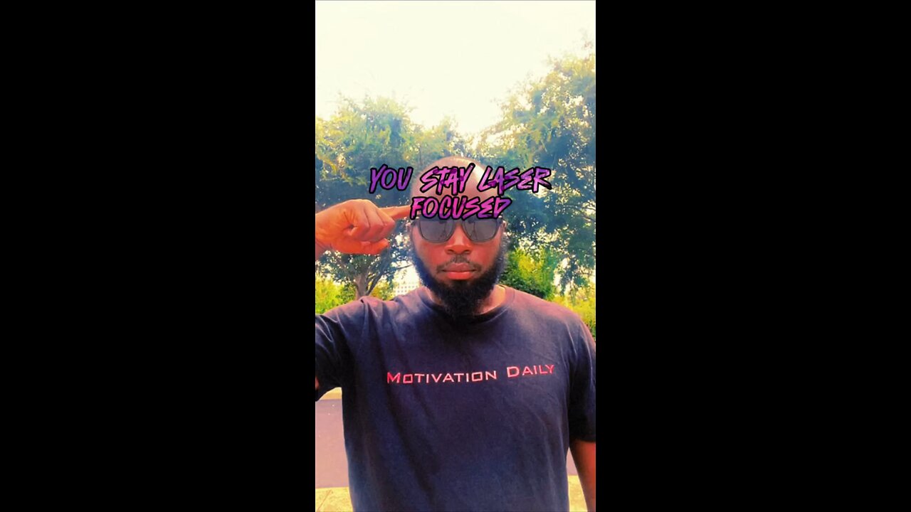 You Stay Laser Focused #dayodman #laser #focus #eeyayyahh #motivation