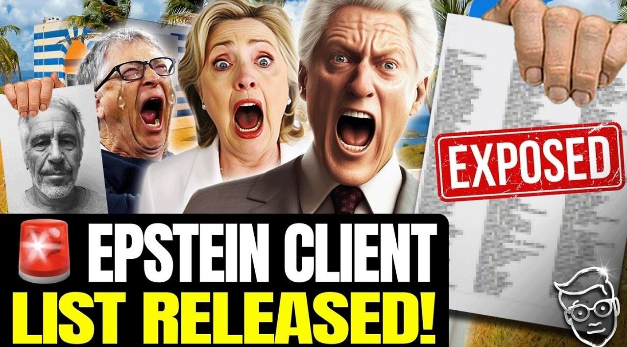 BOMBSHELL_ Epstein List RELEASED Bill Clinton Likes Them Young Names Names Elites In PANIC